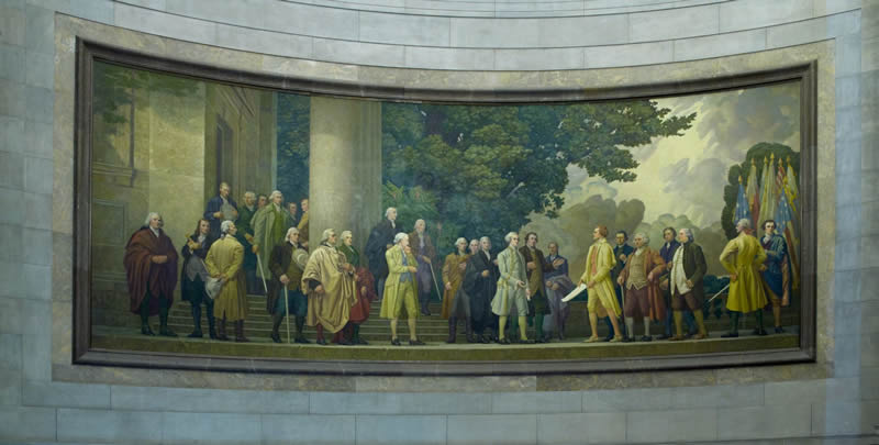 Declaration Mural photo by Carol Highsmith